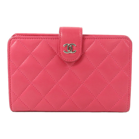 CHANEL 羊皮皮革Bifold Wallet錢包