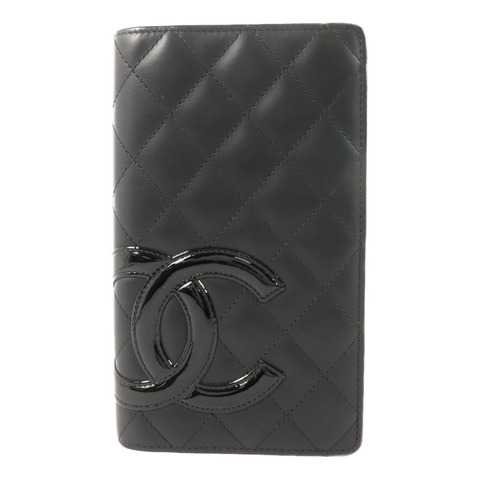 CHANEL 牛皮皮革Cambon Long Wallet長錢包