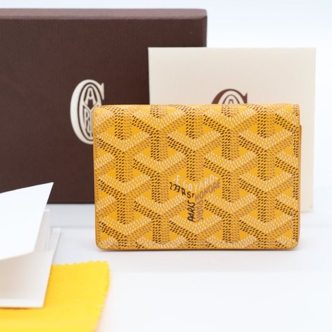限時降價⚡Goyard  Malesherbes 黃色印花 卡包