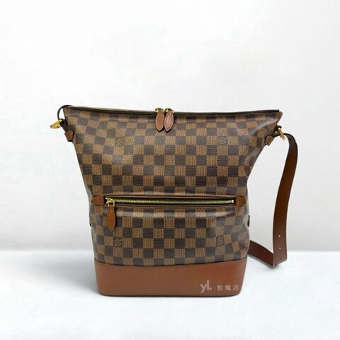 S3634-LV DIANE 棋盤格紋肩背兩用包 N41544