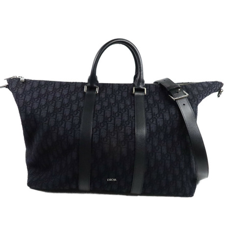 Dior 帆布Affaires Weekender 40手挽肩背兩用袋