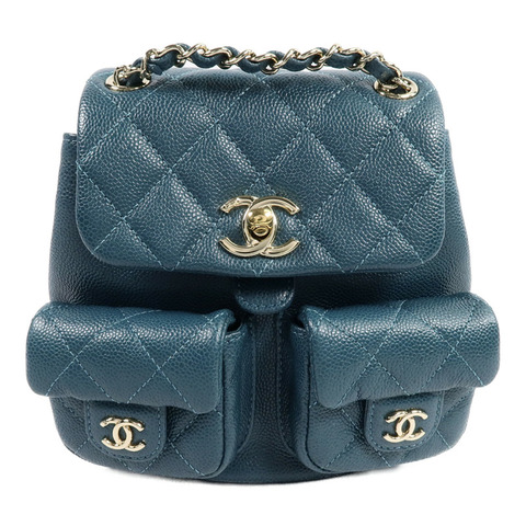 CHANEL 牛皮皮革Duma Mini背包