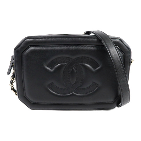 CHANEL 羊皮皮革Chain Shoulder Bag鏈帶肩背袋