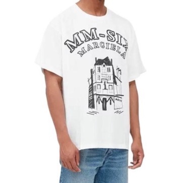 【震撼撿漏價💰全網最低價💫】Maison Margiela/梅森馬吉拉 SS23 純色圖案印花短袖T恤 男女同款 XS