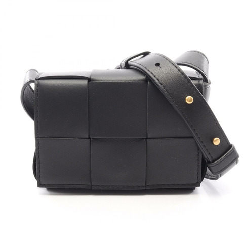 BOTTEGA VENETA CANDY Cassette 迷你肩背包 666688VMAY18425 皮革 BK