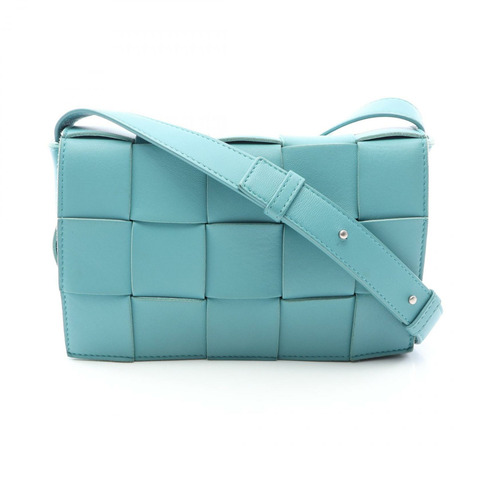 BOTTEGA VENETA Cassette Maxi Intrecciato 單肩斜背包 皮革 二手