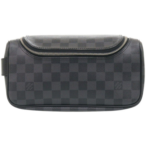 路易威登男士盥洗包手袋 Damier Graphite N47625 LV 1337