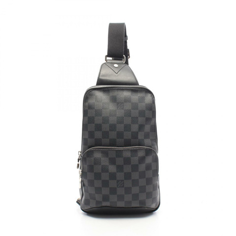 路易威登 Avenue Sling 斜背包 N41719 Damier 石墨色帆布