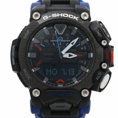 卡西歐 G-SHOCK MASTER OF G - AIR GRAVITYMASTER GR-B200-1A2JF 黑色碳樹脂男士手錶