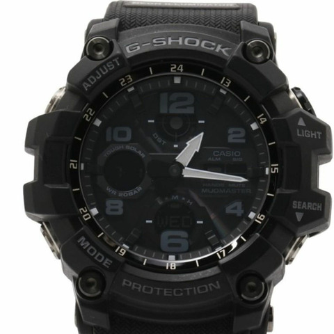 卡西歐 G-SHOCK Master of G-Land Mudmaster GWG-100-1AJF 黑色不鏽鋼樹脂男士手錶