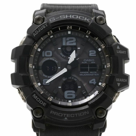 卡西歐 G-SHOCK Master of G-Land Mudmaster GWG-100-1AJF 黑色不鏽鋼樹脂男士手錶