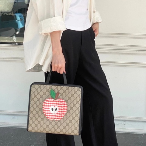 【有趣的Gucci😍全網最低價✨】Gucci/古馳 蘋果潮牌手提包