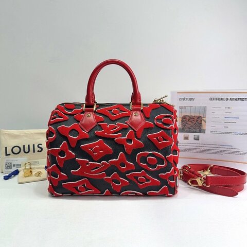 LV x UF Speedy 25簇絨波士頓包