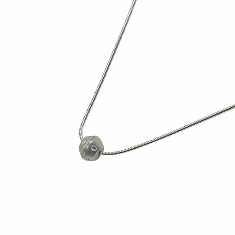 Tiffany & Co. 蒂芙尼 STREAMAMERICA Rotating Ball 18K 白金 鑽石 項鏈