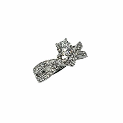 CHAUMET 尚美 JOSEPHINE Amour d' Aigrette 鉑金 鑽石 戒指