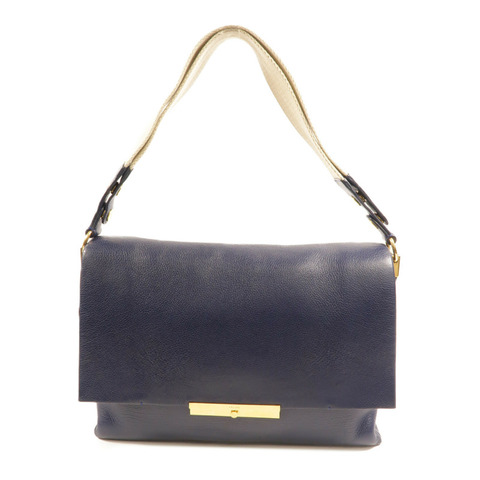 CELINE 牛皮皮革Blade Flap Bag肩背袋