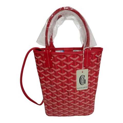 全新 Goyard Poitiers Le Jardin PM fuchsia 吊鐘花