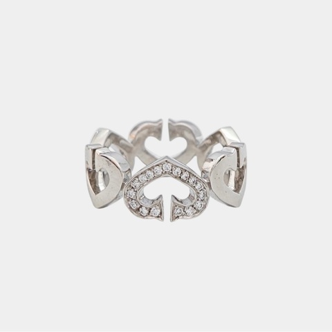 cartier 心形戒指 51码
