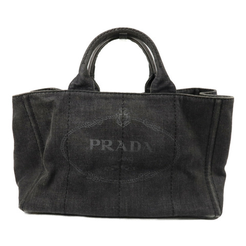 PRADA 牛仔布Canapa手挽袋