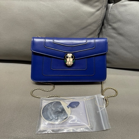BVLGARI寶格麗蛇頭包 有鏡子98新
