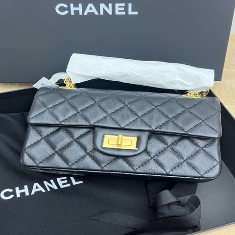全新25年芯片Chanel香奈兒黑金2.55 mini