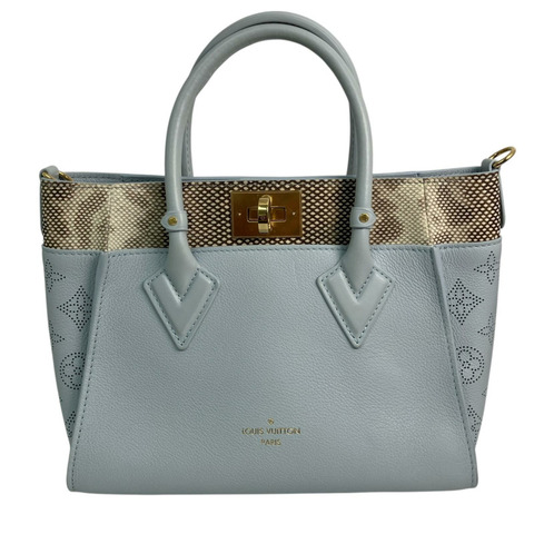 △ LOUIS VUITTON 路易·威登 Blue Calfskin On My Side PM  2 way bag 藍色小牛皮M25365兩用袋-267016816