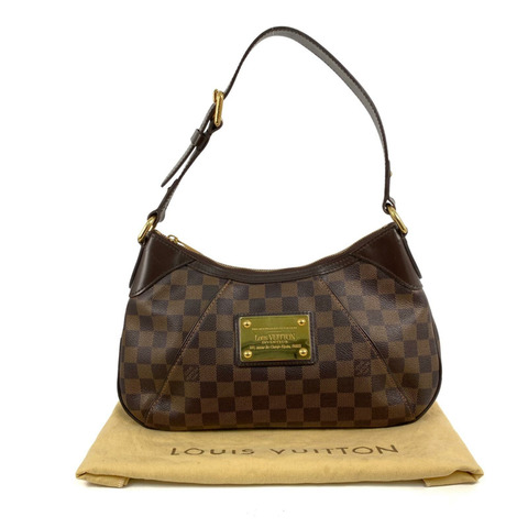 △ LOUIS VUITTON 路易·威登 Brown Coated Canvas Damier Thames PM Shoulder Bag 啡色塗層帆布經典格紋肩背包 N48180-267017676