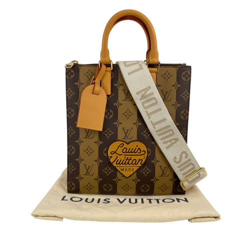△ LOUIS VUITTON 路易·威登 Brown Coated Canvas Monogram NIGO Sac Plat 2 way bag 啡色塗層帆布經典老花兩用袋 M45969-267011786