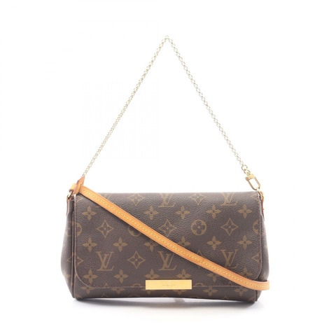 路易威登 Favorite MM 單肩手提包 M40718 Monogram 帆布棕色二手 LV