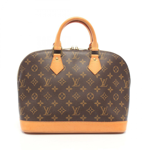 路易威登 Alma PM 手提包 M51130 Monogram 帆布皮革棕色二手女士 LV