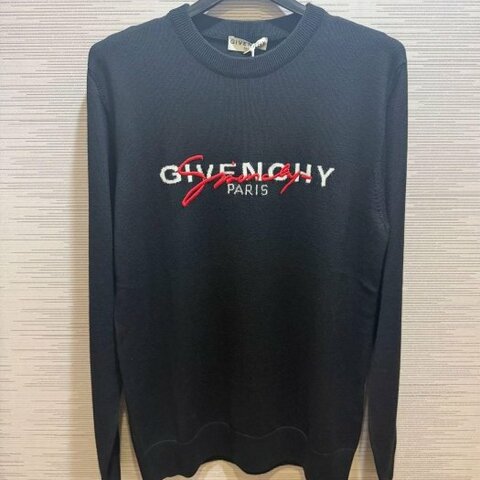 💎Han's house精品服飾💎紀梵希 GIVENCHY 刺繡 針織 毛衣 現貨 M ~ L 原價35000