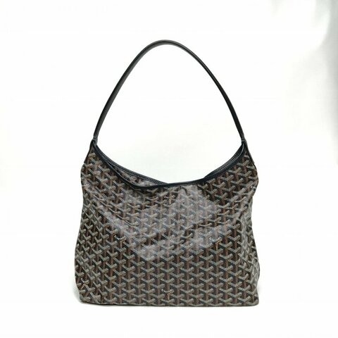 GOYARD BohemeHoboBag子母腋下包黑色銀扣肩背包