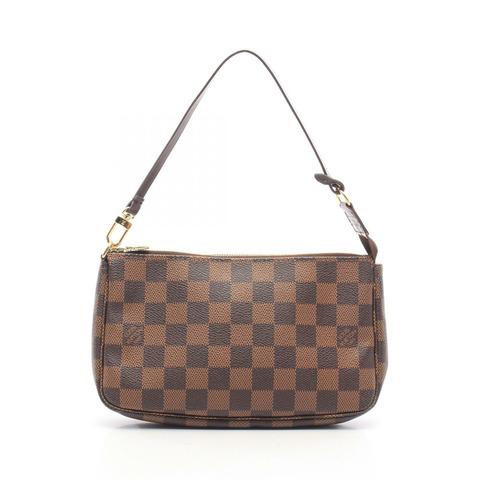 LOUIS VUITTON 手拿包配件手提包 N51985 Damier 帆布 Ebene 二手 LV