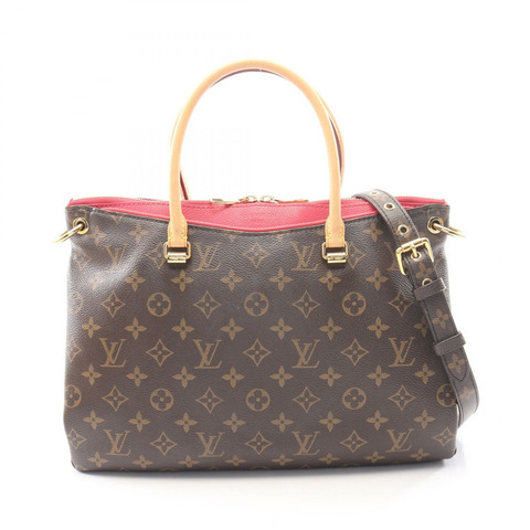 路易威登 Pallas 單肩手提包 M41147 Monogram 帆布棕色二手女士 LV