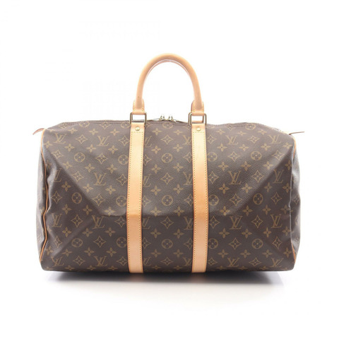 路易威登 Keepall 45 手提包 M41428 Monogram 帆布 棕色 二手 男女通用 LV