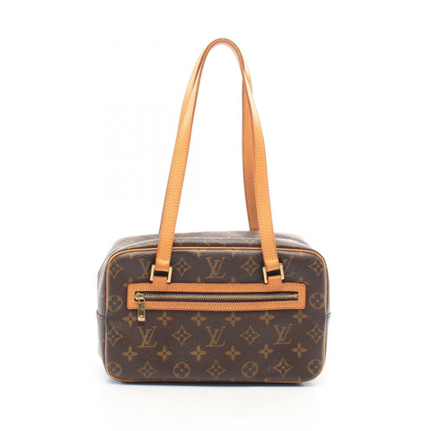 路易威登 Cite MM 肩背包 M51182 Monogram 帆布皮革棕色二手 LV