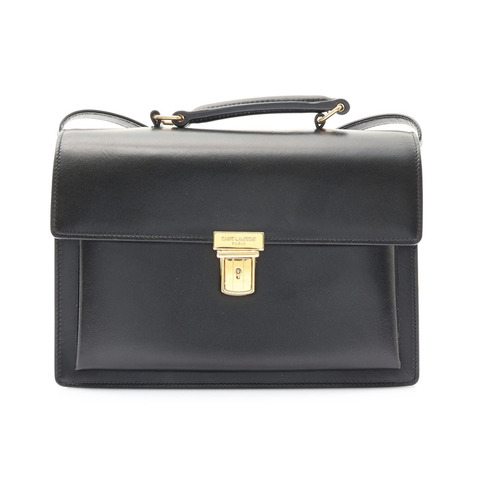 SAINT LAURENT 聖羅蘭 High School Satchel Medium 兩用包 黑色 牛皮 392264