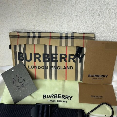 Burberry 巴寶莉 格紋手拿包 皮夾 手拿包 現貨 二手精品