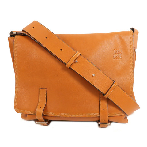 LOEWE 牛皮皮革Military Messenger Bag肩背袋
