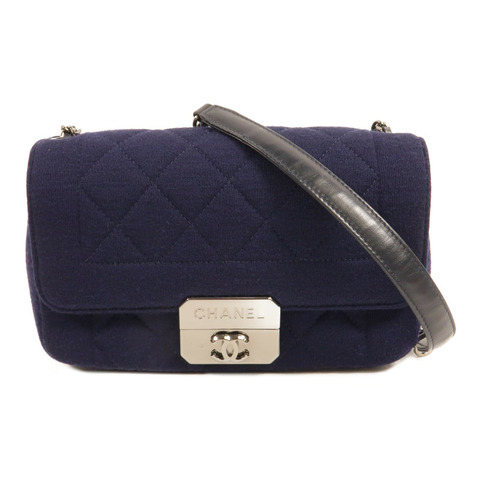 CHANEL 針織布Chic With Me Flap  Bag肩背袋
