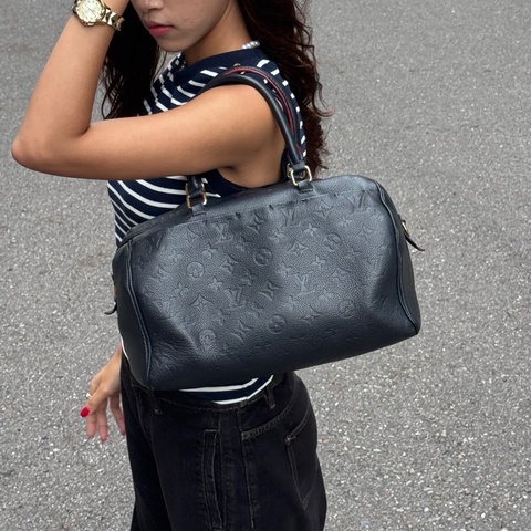 （全牛皮🐮） LV Empreinte Speedy30 牛皮壓紋 專櫃13萬！