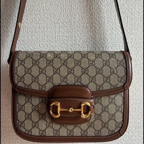 GUCCI Horsebit 1955 GG迷你包