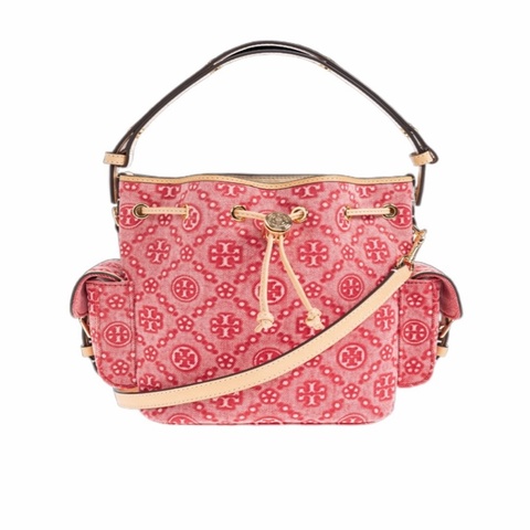 Tory Burch 女士 抽繩水桶單肩包均碼碼26cm*12cm*21cm