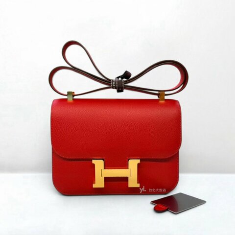 A11567-Hermes Q5中國紅 Epsom皮 Constance 1-24