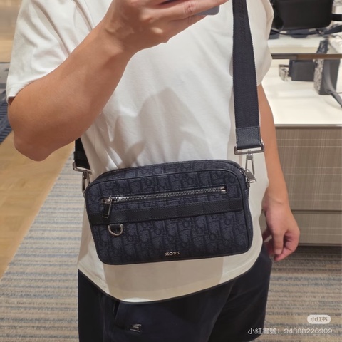 DIOR迪澳 Safari Oblique 提花相機包 斜背包