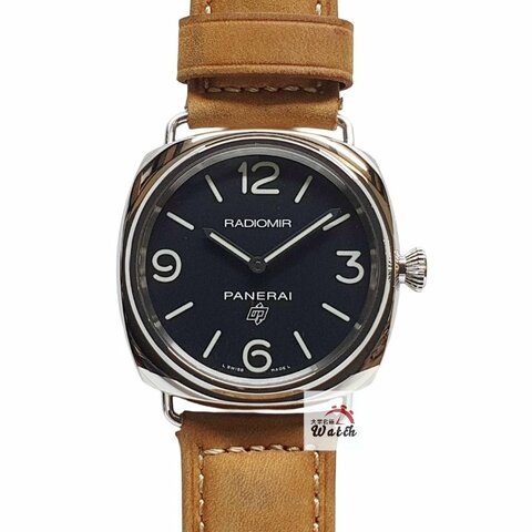 【大眾金時代】PANERAI 沛納海 PAM00753 RADIOMIR系列 經典洋蔥頭 黑色面盤 代用帶扣 錶徑45mm 手動上鍊 3日動能儲存 大眾金時代G406