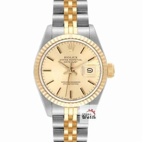 【大眾金時代】ROLEX勞力士 69173 Datejust 蠔式女錶 半金款 金色T柱面盤 錶徑26mm 自動上鍊 18K金及不鏽鋼 大眾金時代G407
