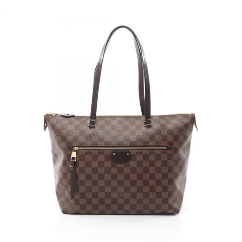 路易威登 Jena MM 手提單肩包 N41013 Damier 皮革 Ebene 二手女士