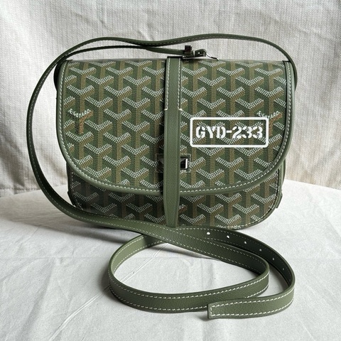 高雅德/Goyard 戈雅 郵差包小號 斜挎包 限定卡其綠