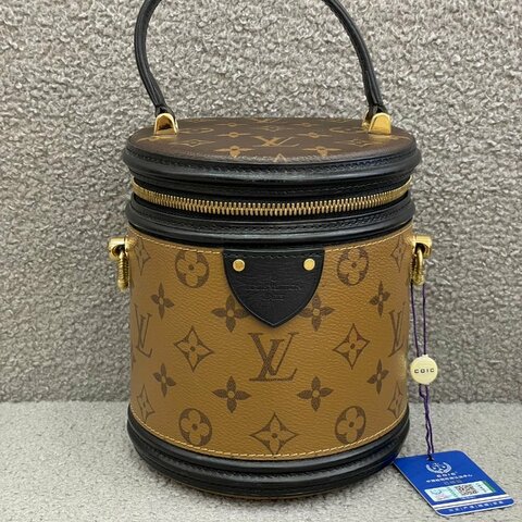 路易威登 Louis Vuitton 發財桶 老花 金扣